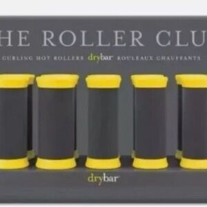 Drybar Yellow and Gray the roller club hair Rollers brand new